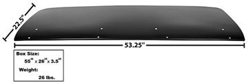 Picture of TRUNK LID 67-69 W/SPOILER HOLES : 1049LE CAMARO 67-69