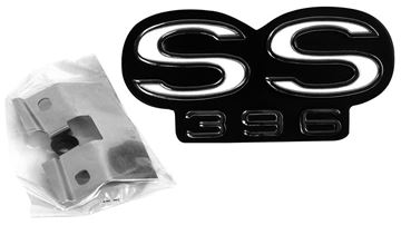 Picture of GRILLE ORNAMENT 67 SS W/RETAINER : EM1300 CHEVELLE 67-67