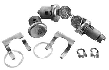 Picture of LOCK KIT IGNITION/DOOR : 142A CHEVELLE 64-64