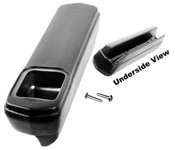Picture of DOOR ARM REST REAR LH 69-72 BLACK : 1102Q CHEVY PICKUP 69-72