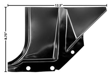 Picture of FOOT WELL PANEL LH 60-66 : 1114X CHEVY PICKUP 60-66