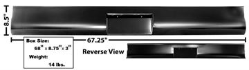 Picture of ROLL PAN/REAR 60/6 W/O LICENSE LITE : 1159A CHEVY PICKUP 60-66