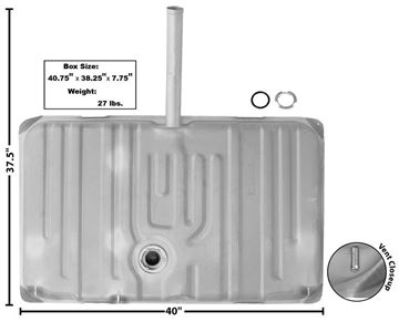 Picture of GAS TANK 1970 W/14 FILL NECK : T78 GTO 70-70