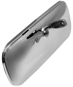 Picture of MIRROR INTERIOR STAINLESS 60-71 PU : 1154C IMPALA 58-62