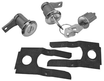 Picture of LOCK KIT IGNITION AND DOOR 1965-66 : CL-4877 MUSTANG 65-66