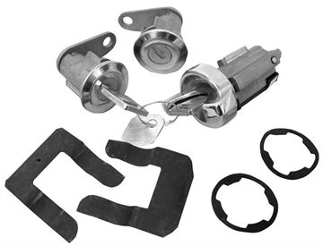 Picture of LOCK KIT IGNITION AND DOOR 1973-76 : CL-1557 MUSTANG 73-76