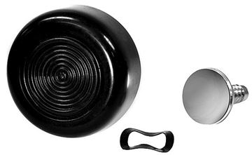 Picture of WINDOW CRANK KNOB 1968-70 BLACK : M3525A MUSTANG 68-70