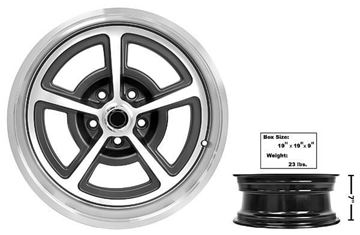 Picture of FORD MAGNUM ALLOY WHEEL 17 X 7 : FW177 MUSTANG 65-73