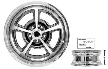 Picture of FORD MAGNUM ALLOY WHEEL 17 X 7 : FW177C MUSTANG 65-73