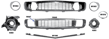 Picture for category Headlamp Buckets & Brackets : Camaro