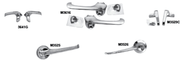 Picture for category Exterior Door Handles & Buttons : Mustang