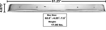Picture of BUMPER REAR STEPSIDE CHROME : 3001 FORD PICKUP 48-72
