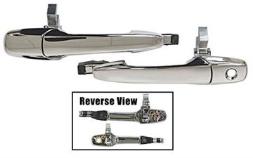 Picture of DOOR OUTSIDE HANDLE 2005-14 CHROME : M3618K MUSTANG 05-14