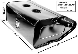 Picture of GAS TANK 66-76 BRONCO : T100 BRONCO 66-76