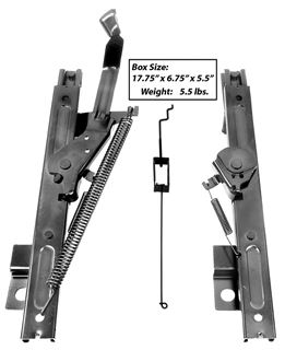 Picture of SEAT TRACK 1968-77 W/ADJUSTING : 3774 BRONCO 68-77
