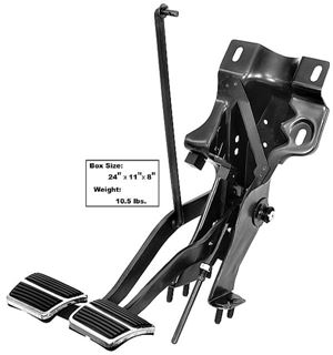 Picture of CLUTCH & BRAKE PEDAL ASSEMBLY 4 SPD : 1006PA CAMARO 67-69