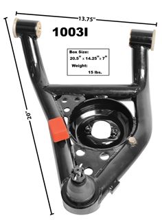 Picture of CONTROL ARM LOWER LH 67-69 TUBULAR : 1003I CAMARO 67-69