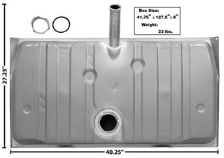 Picture of GAS TANK 70 W/O VENT PIPE & : T12 CAMARO 70-70