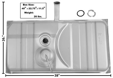 Picture of GAS TANK 75-77 : T13A CAMARO 75-77