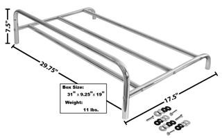 Picture of TRUNK LID LUGGAGE RACK : 1049LD CAMARO 67-69
