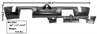 Picture of VALANCE REAR W/DUAL EXHAUST HOLE : 6084 CHALLENGER 70-74