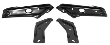 Picture of BUMPER BRACKET FRONT 68 4 PC/SET : 1411I CHEVELLE 68-68
