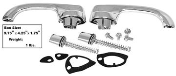 Picture of DOOR HANDLE KIT CHEVELLE 1970-72 : M1392WB CHEVELLE 70-72