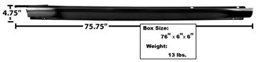 Picture of ROCKER PANEL OUTER LH 64-67 : 1489Z CHEVELLE 64-67