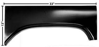 Picture of BED CENTER WHEEL ARCH PANEL RH 60/6 : 1160QG CHEVY PICKUP 60-66
