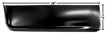 Picture of BED FONT LOWER SEC. RH 60-66 : 1160QA CHEVY PICKUP 60-66
