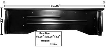 Picture of BEDSIDE STEPSIDE LH 67-72 SHORTBED : 1160S CHEVY PICKUP 67-72