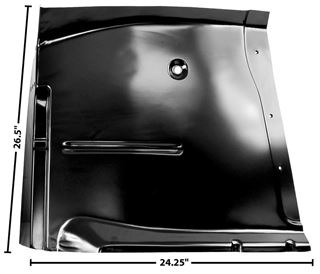 Picture of CAB FLOOR LH 60-62 : 1106AS CHEVY PICKUP 60-62