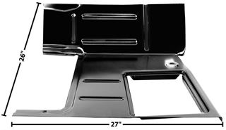 Picture of CAB FLOOR RH 47-55 : 1106AB CHEVY PICKUP 47-55