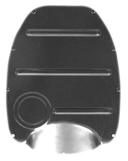 Picture of CAB FLOOR TRANSMISSION COVER (3 SPD : 1114K CHEVY PICKUP 55-59