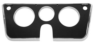 Picture of DASH BEZEL 69-72 3 HOLE BLACK/CHROM : 1146E CHEVY PICKUP 69-72