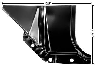Picture of FOOT WELL PANEL RH 60-66 : 1114W CHEVY PICKUP 60-66
