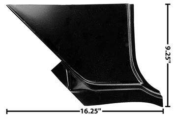 Picture of FOOT WELL PANEL RH 67-72 : 1114Y CHEVY PICKUP 67-72