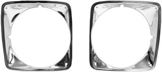 Picture of HEAD LAMP BEZEL 69-72 PAIR CHEVY : 1115H CHEVY PICKUP 69-72
