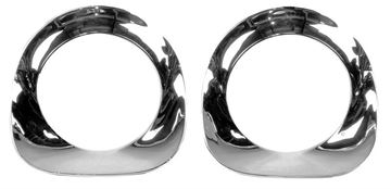 Picture of HEADLAMP BEZEL CHROME PAIR 55-57 : 1115R CHEVY PICKUP 55-57