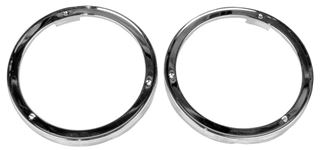 Picture of HEADLAMP BEZEL CHROME PAIR 63 : 1115S CHEVY PICKUP 63-63