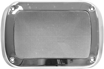 Picture of RADIO SPEAKER COVER CHROME 55-59 : 21100 CHEVY PICKUP 55-59