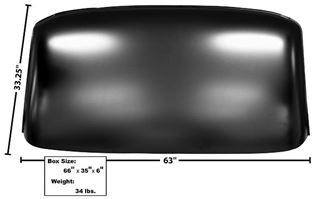 Picture of ROOF PANEL 1967-1972 : 1112R CHEVY PICKUP 67-72