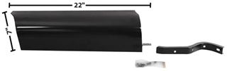 Picture of RUNNING BOARD TO BED APRON RH 47-53 : 1107JC CHEVY PICKUP 47-53