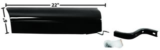 Picture of RUNNING BOARD TO BED APRON RH 54-55 : 1107JE CHEVY PICKUP 54-55