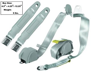 Picture of SEAT BELT 3-POINT MOUNT  GRAY : SB4-GRAY CHEVY PICKUP 47-74