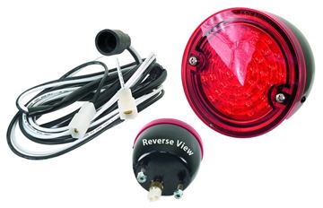 Picture of TAIL LIGHT RED W/BLACK HOUSING 60/6 : CTL6066BR CHEVY PICKUP 60-66