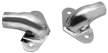 Picture of TAILGATE HINGE 47-54 CHROME PAIR : 1163A CHEVY PICKUP 47-54