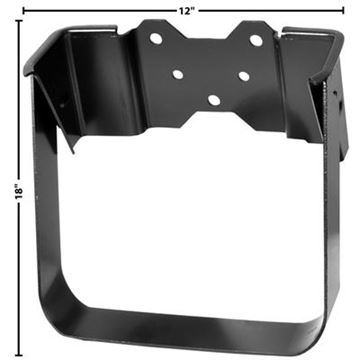 Picture of WINDSHIELD WASHER BOTTLE BRACKET : 1103VB CHEVY PICKUP 67-72