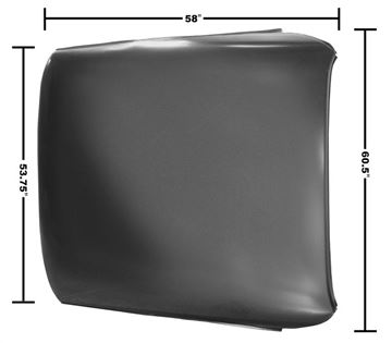 Picture of ROOF PANEL 68-72 COUPE : 1418 CUTLASS 68-72