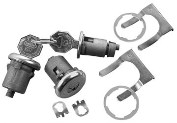 Picture of LOCK KIT DR/IGNITION ORIGINAL KEY : 143A GTO 64-65